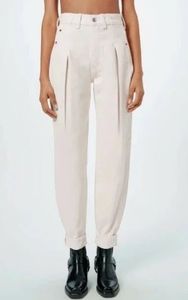 Re/done 40s zoot jeans in vintage white